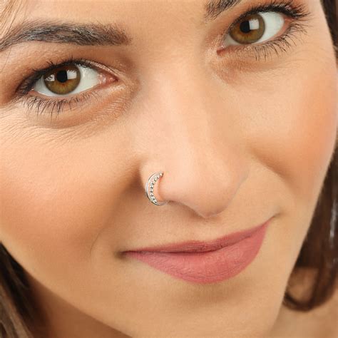 fake givenchy nose ring|false nose piercings reviews.